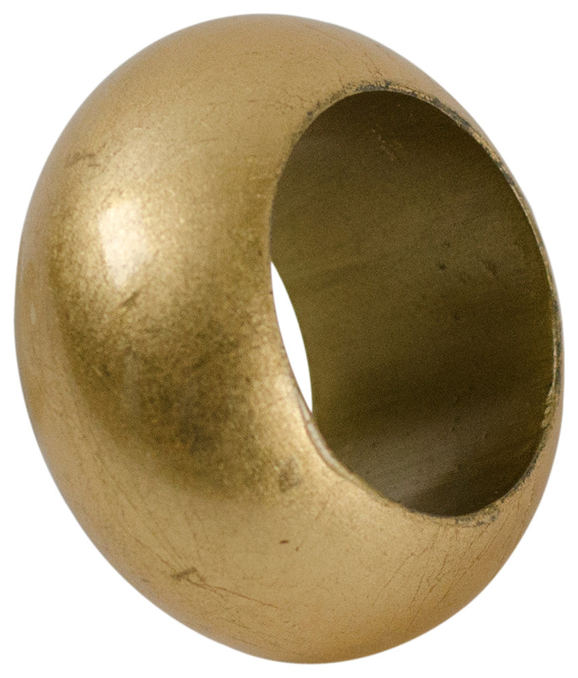 Napkin Rings, Set of 6, Gold