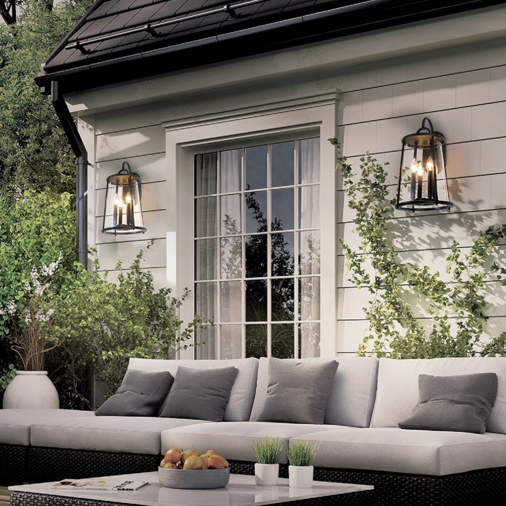 19" 4-Light Outdoor Wall Sconce