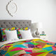 Deny Designs Bianca Green Colorful Thoughts Duvet Cover - Lightweight