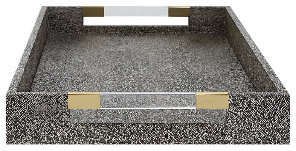 Uttermost Wessex Gray Tray