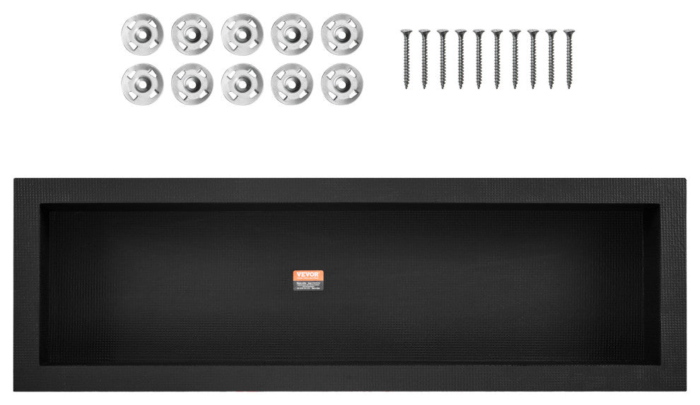 VEVOR Shower Niche 16x50x4" Single Shelf Wall-inserted for Shower Bathroom