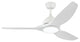 52-inch Modern Intergrated LED White Ceiling Fan with Light