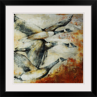 "Silver Linings" Black Framed Art Print, 28"x28"x1"