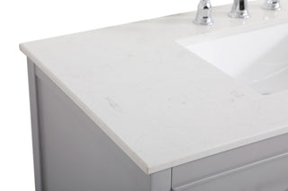 Home Living 42" Single Bathroom Vanity, Gray