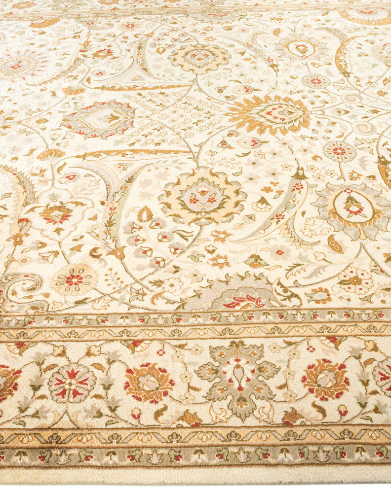 Mogul, One-of-a-Kind Hand-Knotted Area Rug Ivory, 7'10"x10'5"