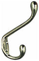 5 Hook Coat Rack, Light Oak, Light Oak/Nickel
