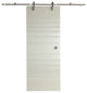New Vision Silhouette Glass Barn Door Kit, 36"x96"