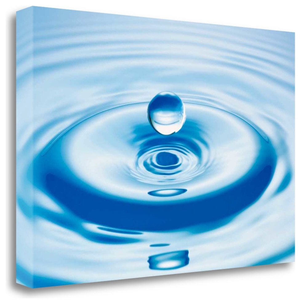 "Droplet" By Photoinc Studio, Giclee Print on Gallery Wrap Canvas, Ready to Hang