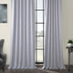 Fog Gray Room Darkening Curtain, Set of 2, 50"x120"