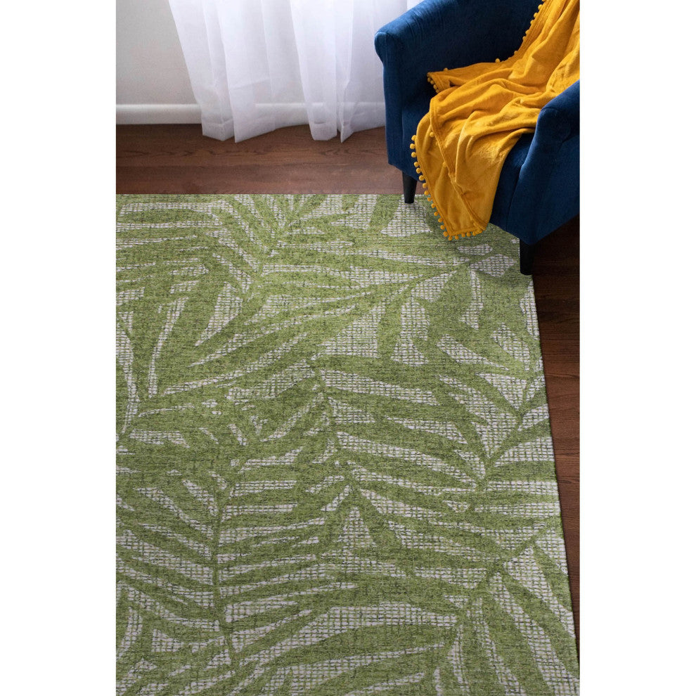 Savannah Olive Branches Indoor Rug Green 3'6"x5'6'