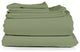 Egyptian Cotton/Bamboo Feel, 4-Piece Sheet Set, Sage Green, Twin/Twin Xl
