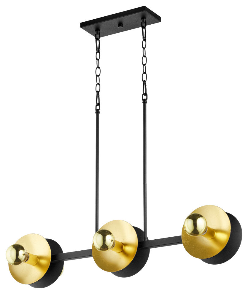Cyan Design Artemis Island 10979 - Noir and Gold Leaf