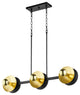 Cyan Design Artemis Island 10979 - Noir and Gold Leaf