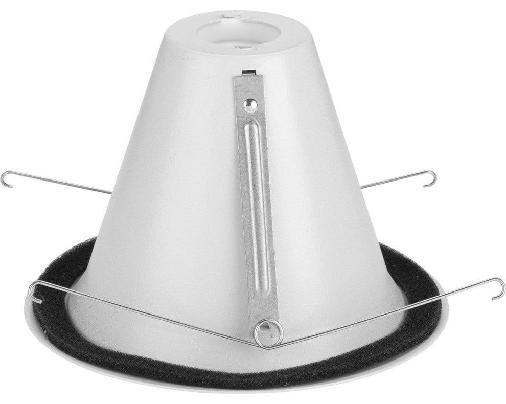 6" Satin White Recessed Open Shower Trim for 6" Housing, P806N series