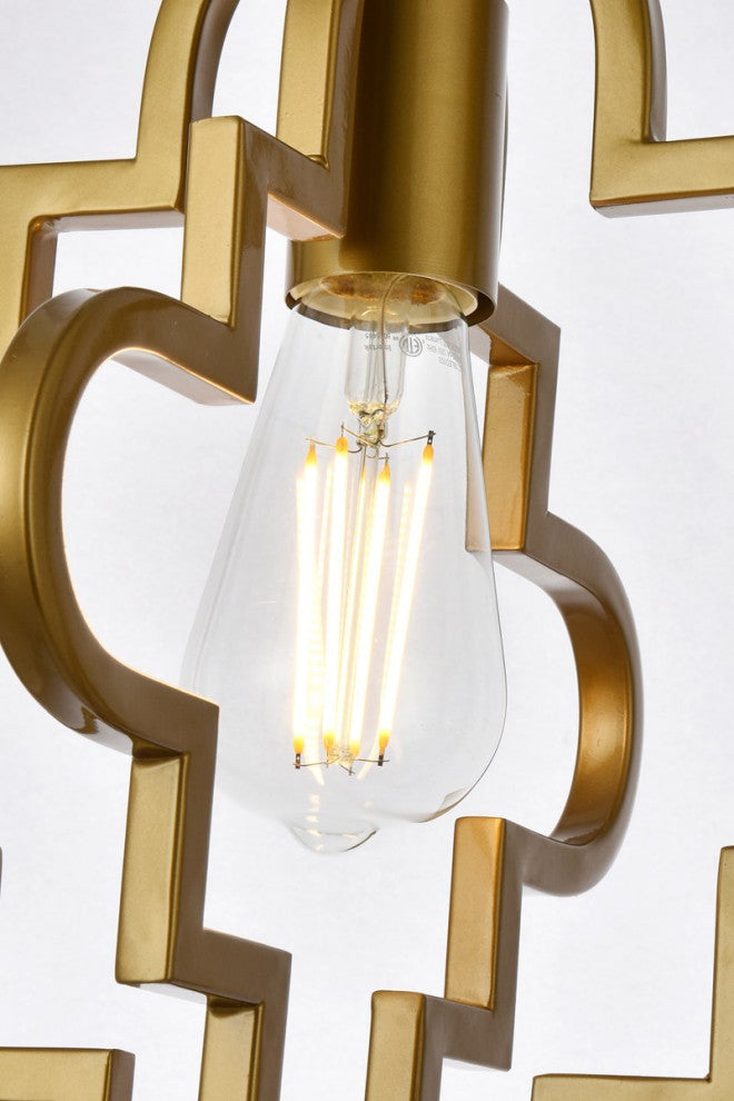 Sophie 1-Light Pendant, Brass