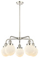 Innovations Beacon 5 24" Chandelier Polished Nickel
