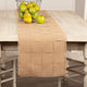 Jute Burlap Natural Basket Weave Runner, 13x72