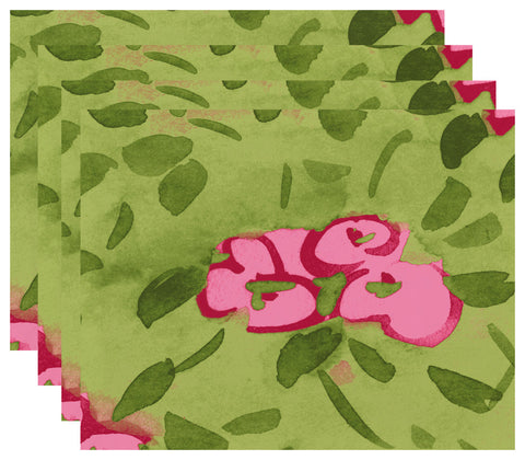 Forget Me Not Floral Print Placemats, Set of 4, 18