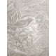 Floral Carving on South Sea Pearl Shell with Repose' Silver and facetted Garnet