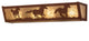 24 Wide Running Horses Vanity Light