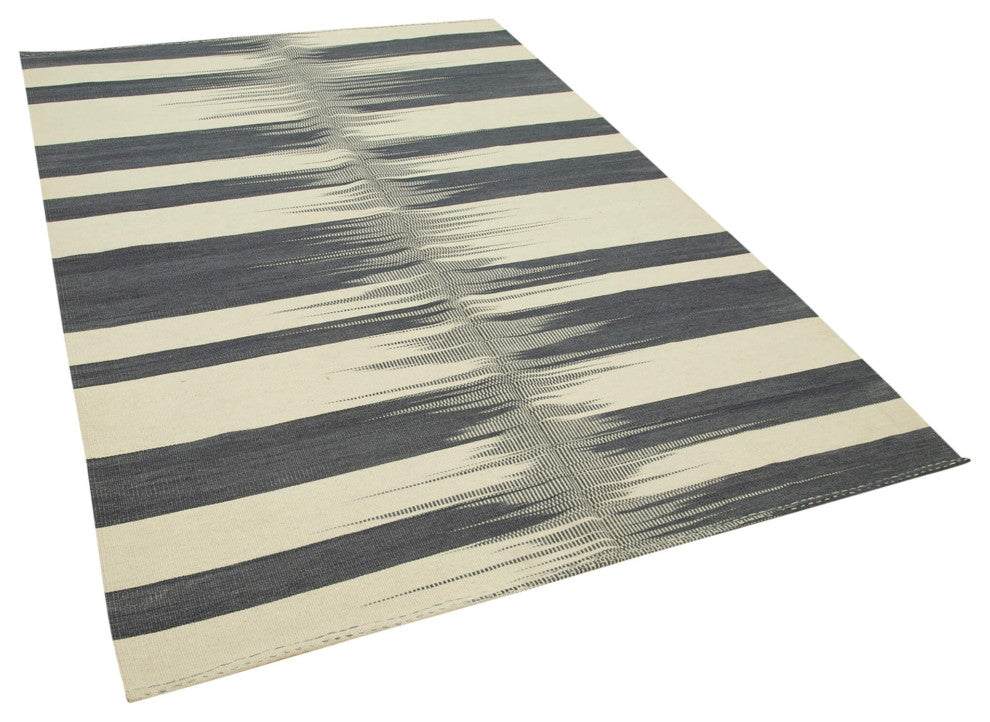 Rug N Carpet - Hand-knotted Oriental 5' 10'' x 9' 1'' Flatweave Wool Kilim Rug