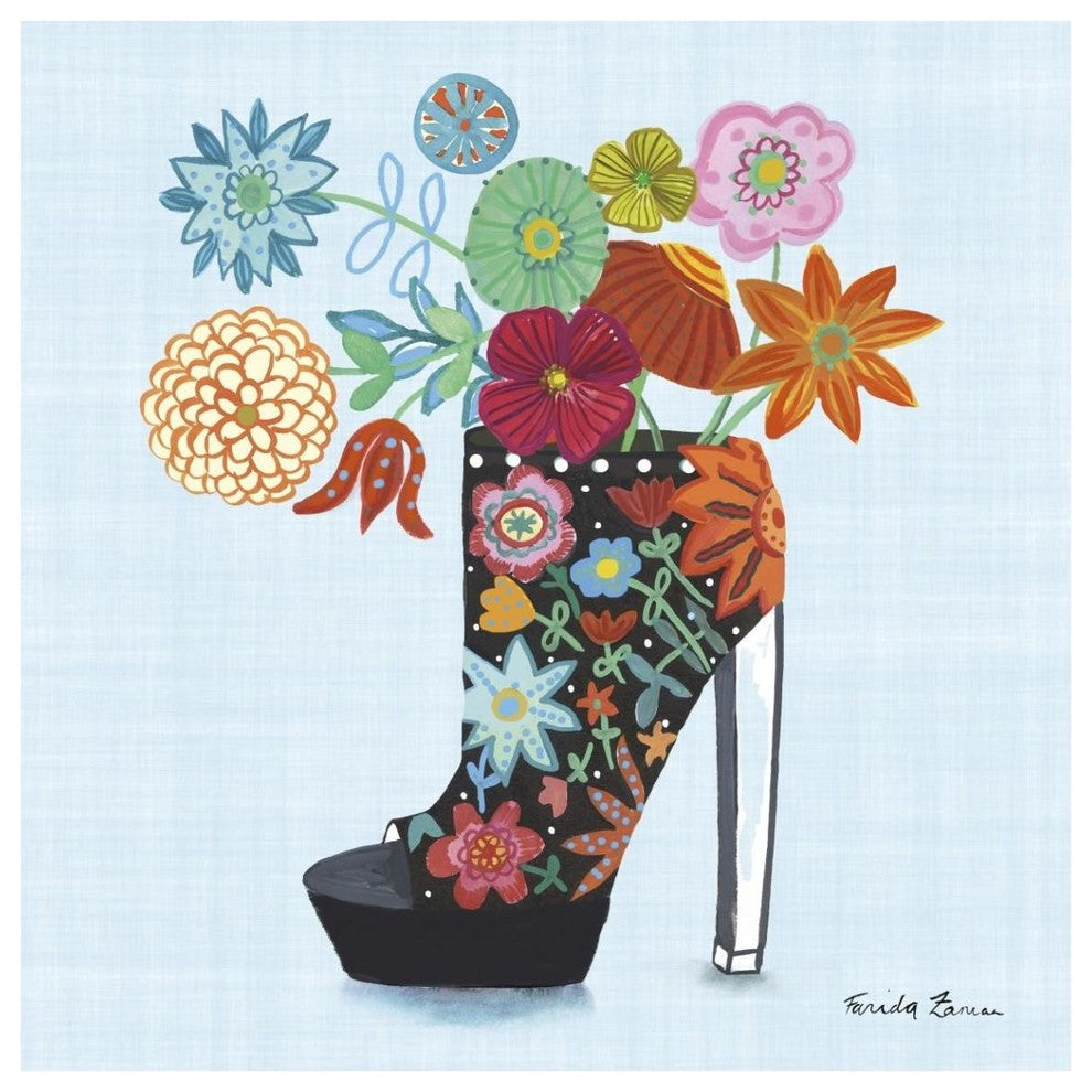 "Love Shoes II" Digital Paper Print by Farida Zaman, 42"x42"