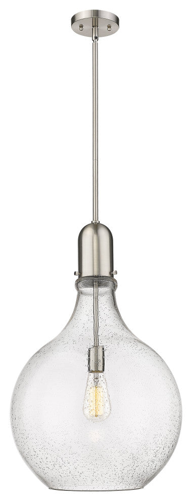 Innovations Lighting 492-1S-SN-G584-16 Amherst 1 Light 15.75" Pendant
