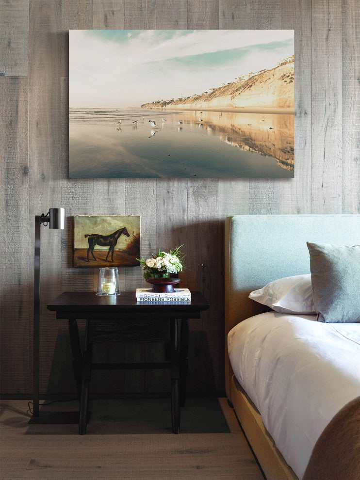 "Coastal Blues" Painting Print on Wrapped Canvas