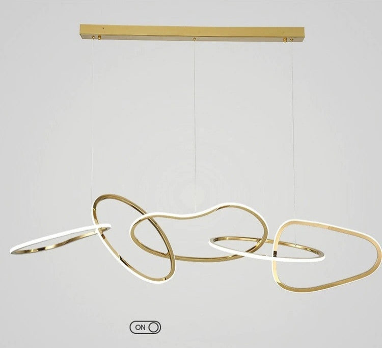 Villeneuve | Creative Design Gold Crystal Chandelier for Dining Room
