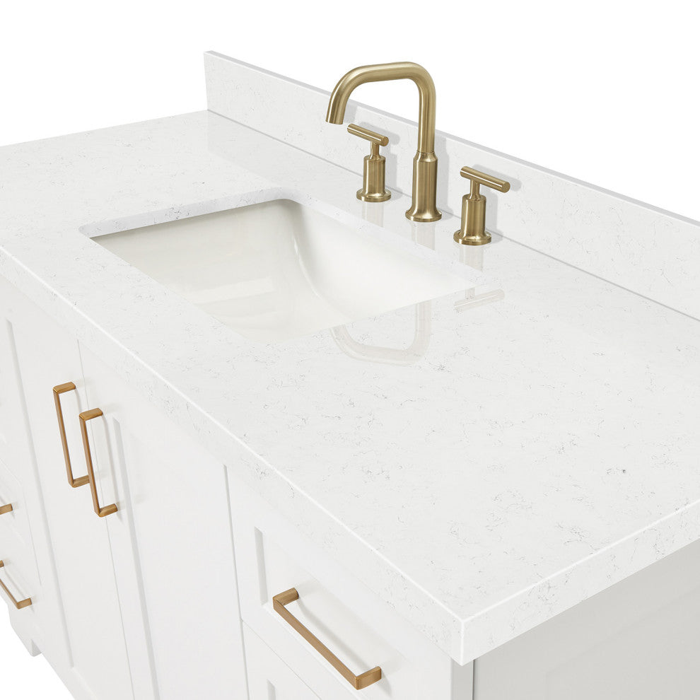 Ariel Taylor 54" Single Rectangular Sink Bathroom Vanity