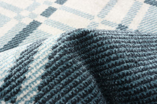 Aqua Roma Area Rug, Blue, 2'6"x8'