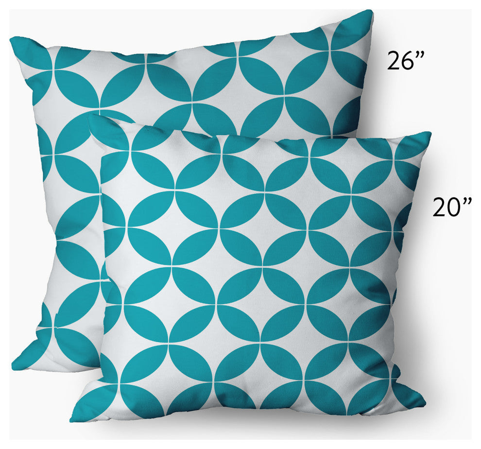 Eye Opener Decorative Throw Pillow, Explorer Blue, 20"x20"