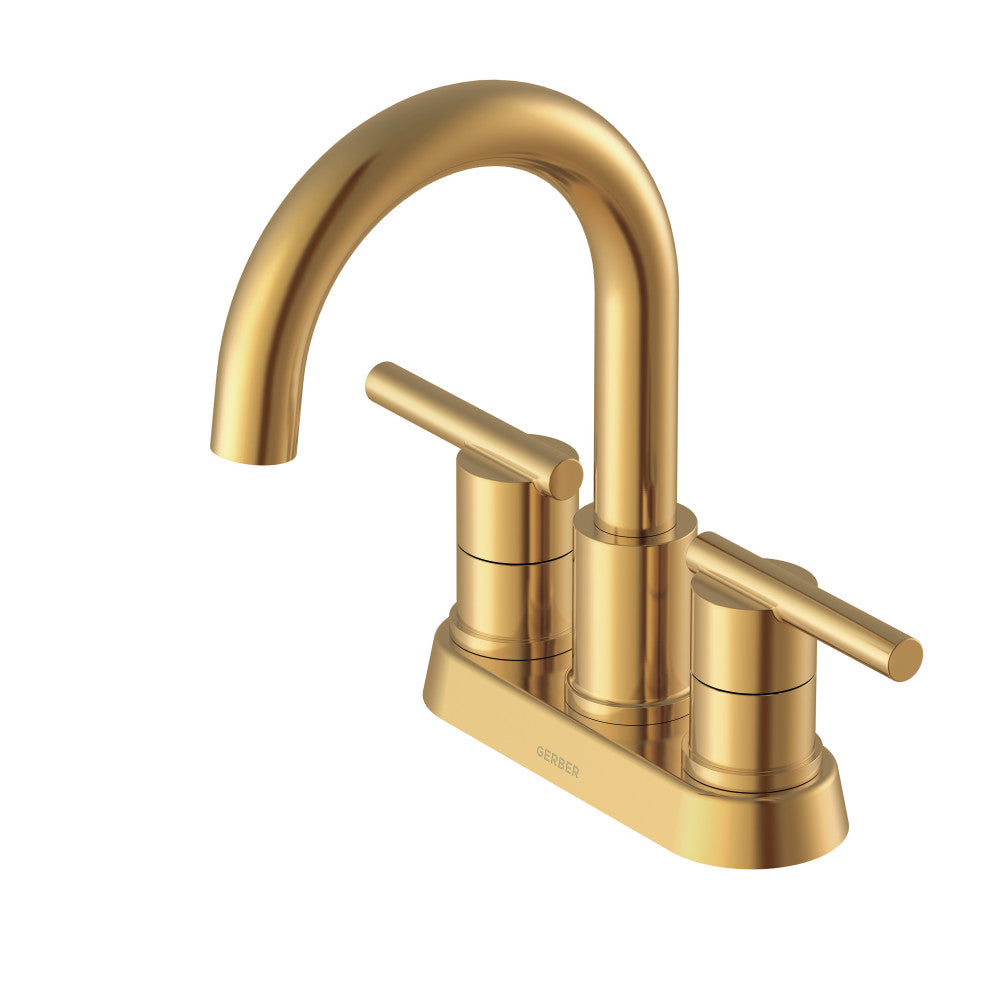 Parma 2H Centerset Bath Faucet, Metal Touch Down Drain 1.2gpm, Brushed Bronze