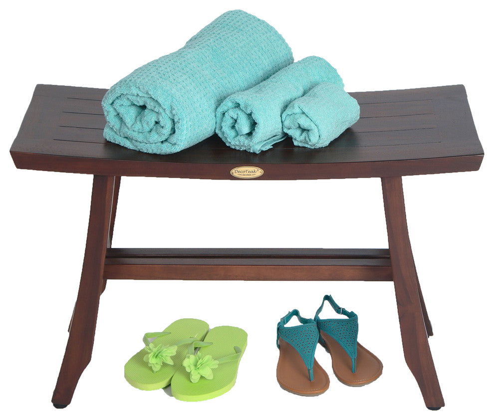 DecoTeak Satori 24" Eastern Style Teak Shower Bench