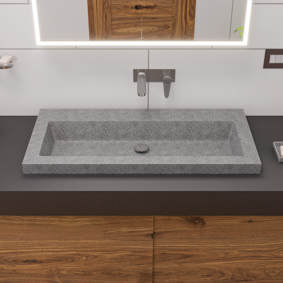 ALFI brand AB1772-BN Brushed Nickel Wall Mounted Modern Bathroom Faucet