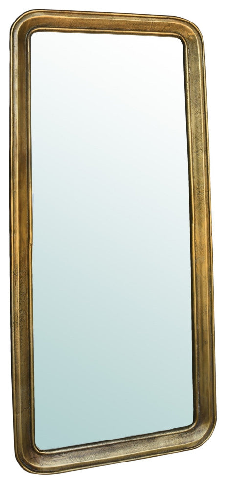 Gold Framed Rectangular Mirror