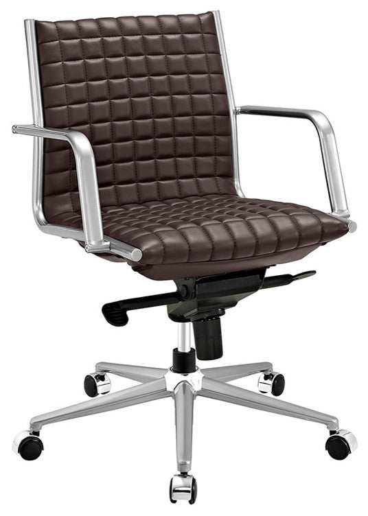 Brown Pattern Office Chair