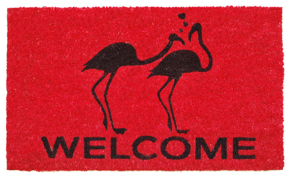 Flamingo Welcome Doormat