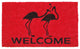 Flamingo Welcome Doormat