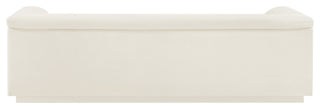 Cascade Upholstered Set, Cream, Velvet, Sofa