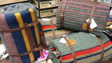 Pendleton Yakima Camp Blanket Green Heather, Queen