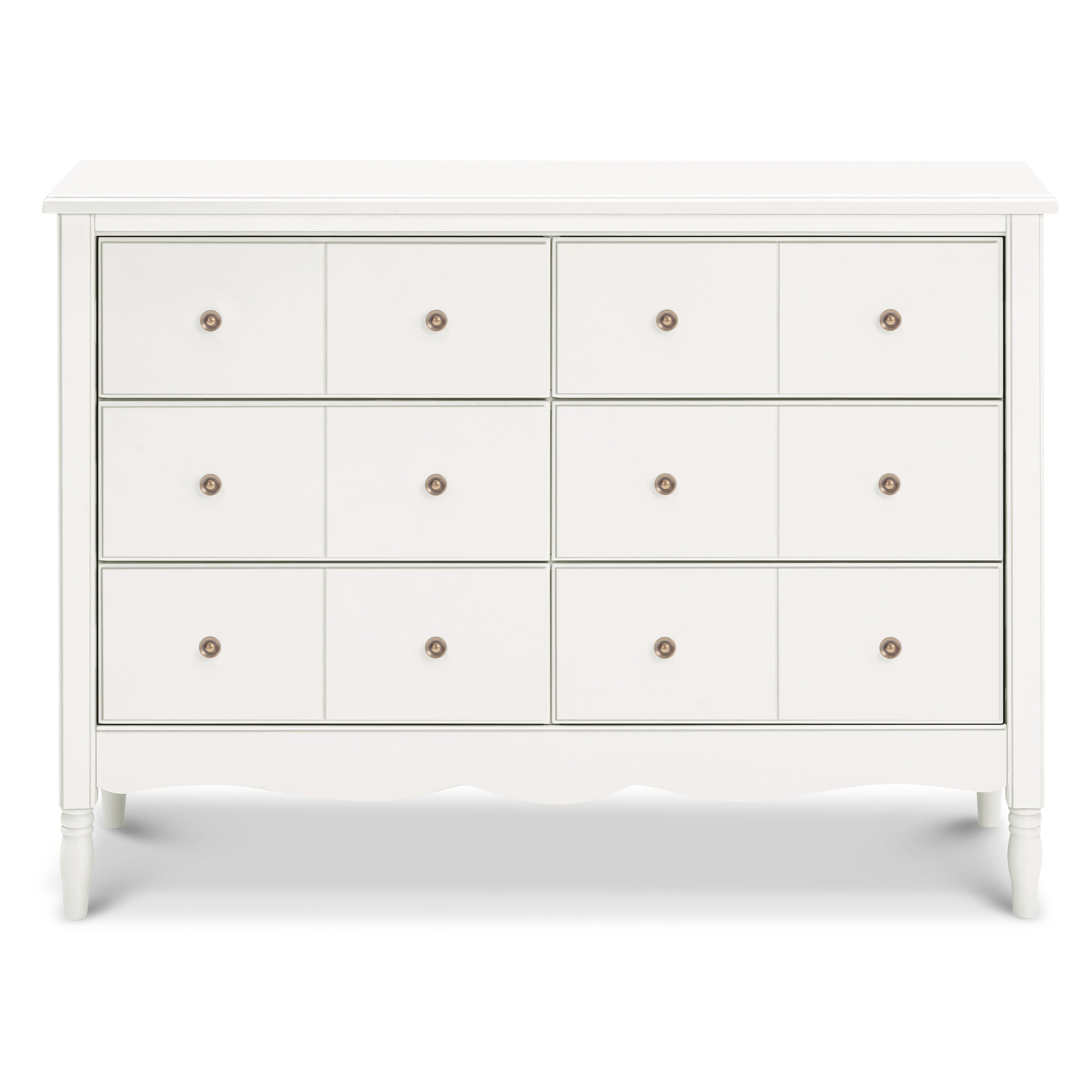 Liberty 6-Drawer Assembled Dresser, Warm White