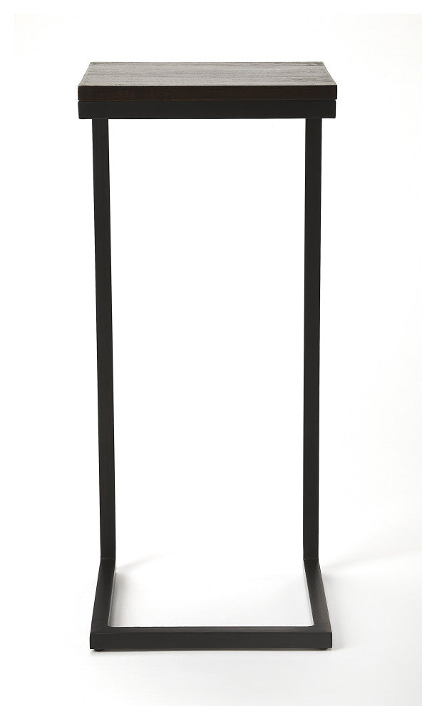 Kilmer Wood & Black Metal Finsih Accent Table, 5374403