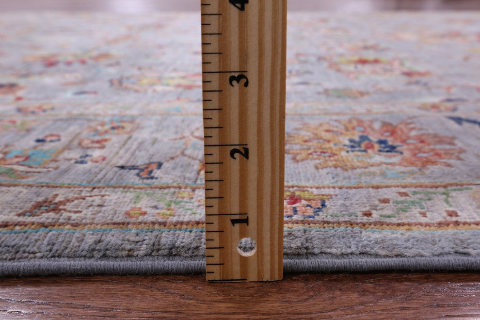 5' 7" X 7' 9" Handmade Persian Tabriz Wool Rug - Q12522