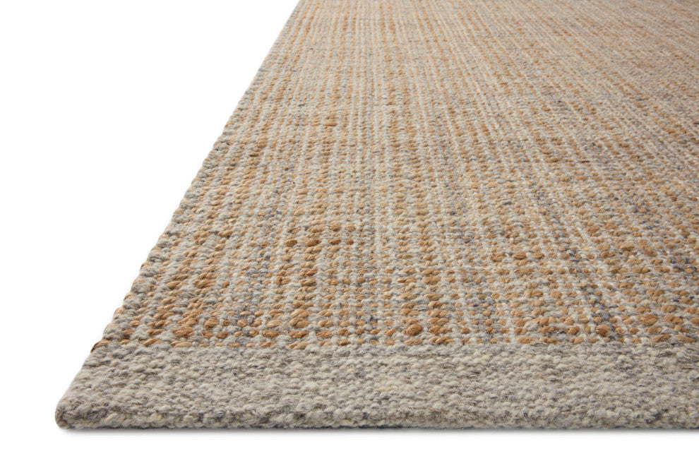 Jean Stoffer x Loloi Cornwall Lt Grey / Natural 3'-6" x 5'-6" Accent Rug