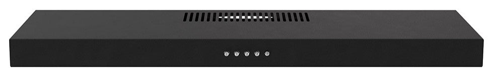 Streamline 30" Castellaro Ductless Undermount Range Hood, Grit Black