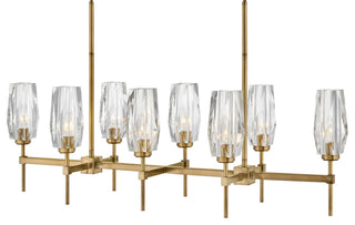 Hinkley Lighting 38256 Ana 8 Light 46"W Linear Chandelier - Heritage Brass