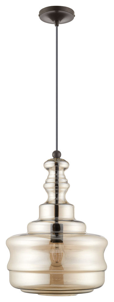 Livex Lighting English Bronze 1-Light Mini Pendant
