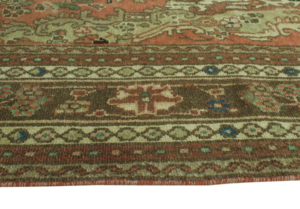 Semi-Antique Ullok Rust/Brown Rug, 7'0x9'6
