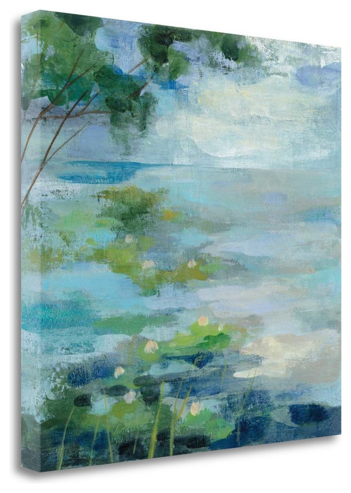 "Lily Pond I" By Vassileva Silvia, Giclee Print on Gallery Wrap Canvas